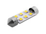 LED car lamp S85-39mm-6smd 2835 white 12V LEDUA