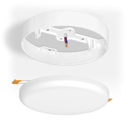 Surface mounting frame for frameless round lamp VIDEX (VL-DLFR-24SF)