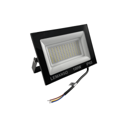 LED spotlight Lemanso 100W 6500K IP65 5600LM 175-265V "Neptune" black LMP72-100