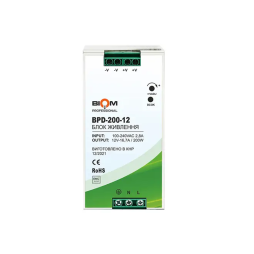 Biom Professional DC12 200W DIN-rail power supply BPD-200-12 16.7A