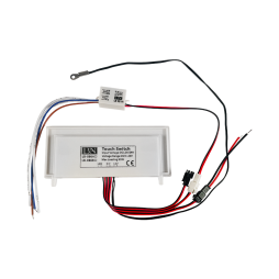 Sensor switch for mirrors LB-086, LED clock, 2 keys, 1*65W, 1*Defogger, dimmer, DC12-24V+RELAY 220