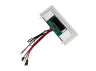 Sensor switch for mirrors LB-086, LED clock, 2 keys, 1*65W, 1*Defogger, dimmer, DC12-24V+RELAY 220