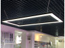 LED pendant, ceiling lamp "Tetragon" rectangle 220V 432W 4500k 2000*1000 black LEDUA