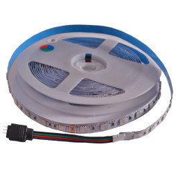 LED strip 5050-60led-10mm-24V 8W/m IP20 RGB, 2 years warranty (1019664)