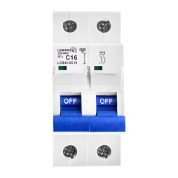 MCB Lemanso 4.5KA (type C) 2p 25A LCB45