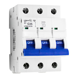 MCB Lemanso 4.5KA (type C) 3p 40A LCB45