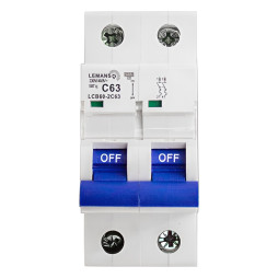 MCB Lemanso 6.0KA (type C) 2p 10A LCB60
