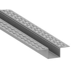 Aluminum profile for LED strip for plasterboard AL-50 3 meters anodized for plaster without diffuser LEDUA