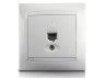 Computer socket 1-way LEMANSO Sakura white LMR1028