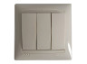 Switch 3-way LEMANSO Sakura cream LMR1108