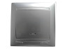 Switch 1-way + LED backlight LEMANSO Sakura silver LMR1303