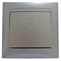 Call button LEMANSO Sakura silver LMR1310