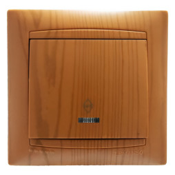 Switch 1st through + LED backlight LEMANSO Sakura alder LMR1403