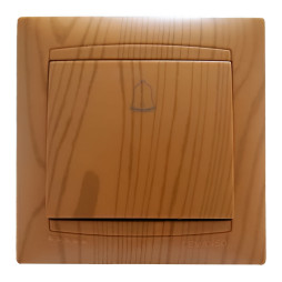 Button LEMANSO Sakura alder doorbell LMR1410