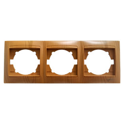 Frame 3-way LEMANSO Sakura alder horizontal LMR1412