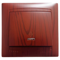 Switch 1-way + LED backlight LEMANSO Sakura cherry LMR1503