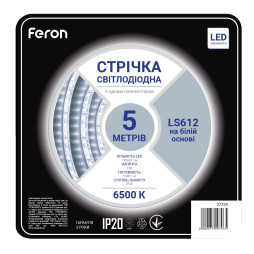 LED strip Feron LS612 12V 9.6W/m white (5 metres in a reel)