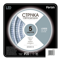 LED strip Feron LS606 12V 7.2W/m 6500K