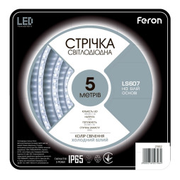 LED strip Feron LS607 12V 14.4W/m cold white