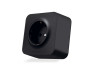 IP20 Outdoor single socket with grounding black graphite VIDEX BINERA