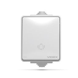 IP65 Call button gray VIDEX BINERA