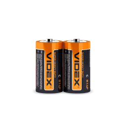 Salt battery R14P/C 2pcs SHRINK Videx