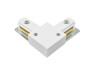 Connector L 2WAYS Lemanso for track systems white / LM513