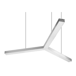 LED pendant, ceiling collapsible lamp "Y" 220V 86W 6480Lm 6500k 500*500*500 with external unit LEDUA