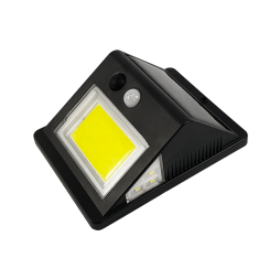 Wall light COB 5W 165LM IP65 6500K 3.7V with motion sensor and solar battery + battery LM33003 Lemanso