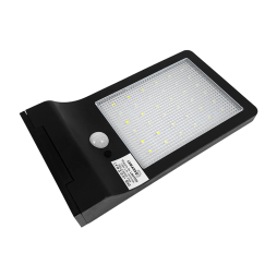 Wall light COB 7.5W 330LM IP65 6500K 3.7V with motion sensor and solar battery + battery LM33008 Lemanso