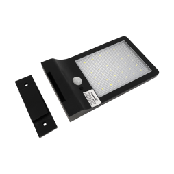 Wall light COB 7.5W 330LM IP65 6500K 3.7V with motion sensor and solar battery + battery LM33008 Lemanso