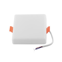 LED lamp square VENECIA 9w 185/265V 5000K recessed AVT