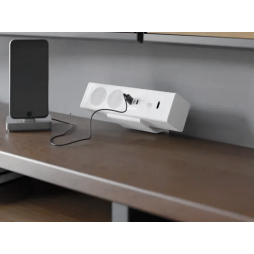 BAR extension cord 2 SCHUKO sockets 1xUSB 1xTYPE-C 1xLAN 1xHDMI 1.5m with plug 180-250V white GTV