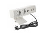 BAR extension cord 2 SCHUKO sockets 1xUSB 1xTYPE-C 1xLAN 1xHDMI 1.5m with plug 180-250V white GTV