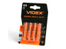 Salt battery VIDEX R6P/AA 4pcs BLISTER