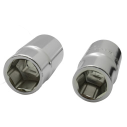 Wheel wrench telescopic. (rubberized) 17x19, 21x23mm 40CR LEMANSO LTL90006