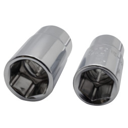 Wheel wrench telescopic. (rubberized)) 17x19, 21x23mm CRV LEMANSO LTL90008