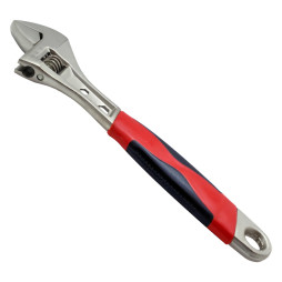 Wrench adjustable 12"/300mm with rubberized handle LEMANSO LTL90019