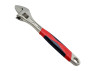 Wrench adjustable 12"/300mm with rubberized handle LEMANSO LTL90019