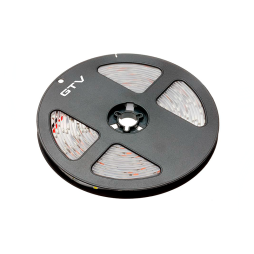 LED strip 2835-60led-8mm-12V 6W/m IP20 cold white GTV FLASH bay 50m