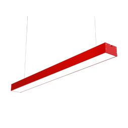 LED pendant linear lamp "N23-2000" 220V 54W 5000lm 6000k red LEDUA