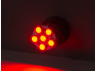 LED car lamp T25-5050-6SMD 1157 red 12V LEDUA