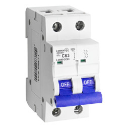 MCB Lemanso 6.0KA (type C) 2p 50A LCB60
