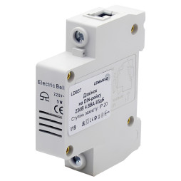 Lemanso bell on DIN-rail 230V 4.8VA 85dB LDB57