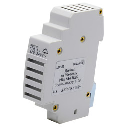 Lemanso bell on DIN-rail 230V 8VA 85dB LDB56