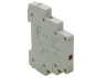 Single-phase voltage indicator 230V thin Lemanso on DIN-rail IP20 LM6381 red