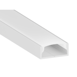 Aluminum profile for LED strip AL-111 2 meters white surface LEDUA