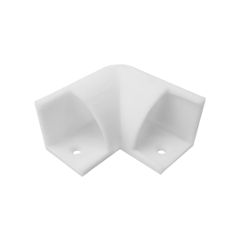AL-06 corner connector white LEDUA (3D printing)