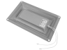 LED lamp recessed B12-0850-B4М 235*140 9w IP54