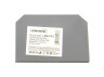 Side cap 16mm for JXB Lemanso / LMA2703 terminals gray, multiple of 25pcs (price per piece)